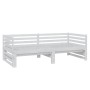 Abnehmbares Schlafsofa aus massivem weißem Kiefernholz, 2 x (90 x 200) cm von vidaXL, Betten und Lattenroste - Ref: Foro24-80...