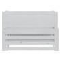 Removable sofa bed solid white pine wood 2x(90x200) cm by vidaXL, Beds and slatted bases - Ref: Foro24-806966, Price: 208,12 ...