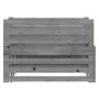 Removable sofa bed solid gray pine wood 2x(90x200) cm by vidaXL, Beds and slatted bases - Ref: Foro24-806967, Price: 209,61 €...