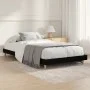 Black engineered wood bed frame 90x200 cm by vidaXL, Beds and slatted bases - Ref: Foro24-832062, Price: 72,91 €, Discount: %