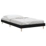 Estructura de cama madera de ingeniería negra 90x200 cm de vidaXL, Camas y somieres - Ref: Foro24-832062, Precio: 73,97 €, De...