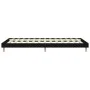 Black engineered wood bed frame 90x200 cm by vidaXL, Beds and slatted bases - Ref: Foro24-832062, Price: 72,91 €, Discount: %