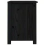Nachttische 2 Stück aus massivem schwarzem Kiefernholz 40x35x49 cm von vidaXL, Nachttische - Ref: Foro24-813718, Preis: 71,51...