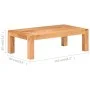 Couchtisch aus massivem Akazienholz mit Honig-Finish, 110 x 60 x 35 cm von vidaXL, Couchtisch - Ref: Foro24-289630, Preis: 16...