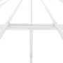 Estructura de cama de metal blanca 160x200 cm de vidaXL, Camas y somieres - Ref: Foro24-350916, Precio: 105,11 €, Descuento: %