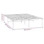 Estructura de cama de metal blanca 160x200 cm de vidaXL, Camas y somieres - Ref: Foro24-350916, Precio: 105,11 €, Descuento: %