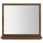Espejo de baño madera contrachapada marrón roble 40x10,5x37 cm de vidaXL, Tocadores de baño - Ref: Foro24-815635, Precio: 24,...