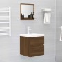 Oak brown plywood bathroom mirror 40x10.5x37 cm by vidaXL, bathroom vanities - Ref: Foro24-815635, Price: 25,02 €, Discount: %