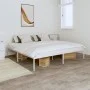 Bettgestell aus weißem Metall, 180 x 200 cm von vidaXL, Betten und Lattenroste - Ref: Foro24-350917, Preis: 123,67 €, Rabatt: %