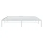 Bettgestell aus weißem Metall, 180 x 200 cm von vidaXL, Betten und Lattenroste - Ref: Foro24-350917, Preis: 123,67 €, Rabatt: %