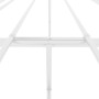 Bettgestell aus weißem Metall, 180 x 200 cm von vidaXL, Betten und Lattenroste - Ref: Foro24-350917, Preis: 128,97 €, Rabatt: %