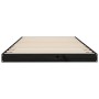 Solid black pine wood bed frame 100x200 cm by vidaXL, Beds and slatted bases - Ref: Foro24-823458, Price: 86,12 €, Discount: %