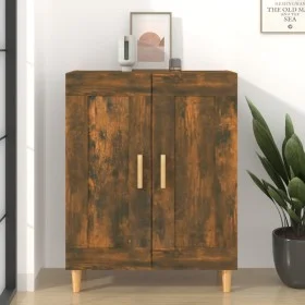 Sideboard aus geräuchertem Eichensperrholz, 69,5 x 34 x 90 cm von vidaXL, Sideboards - Ref: Foro24-817339, Preis: 68,09 €, Ra...