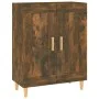 Aparador madera contrachapada color roble ahumado 69,5x34x90 cm de vidaXL, Aparadores - Ref: Foro24-817339, Precio: 68,09 €, ...