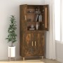 Sideboard aus geräuchertem Eichensperrholz, 69,5 x 34 x 90 cm von vidaXL, Sideboards - Ref: Foro24-817339, Preis: 68,93 €, Ra...
