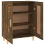 Aparador madera contrachapada color roble ahumado 69,5x34x90 cm de vidaXL, Aparadores - Ref: Foro24-817339, Precio: 68,09 €, ...