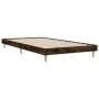 Estructura de cama contrachapada roble ahumado 90x200 cm de vidaXL, Camas y somieres - Ref: Foro24-832066, Precio: 75,76 €, D...