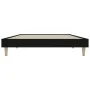 Black engineered wood bed frame 100x200 cm by vidaXL, Beds and slatted bases - Ref: Foro24-832054, Price: 80,89 €, Discount: %