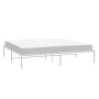 Bettgestell aus weißem Metall, 183 x 213 cm von vidaXL, Betten und Lattenroste - Ref: Foro24-350918, Preis: 88,22 €, Rabatt: %