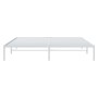 Bettgestell aus weißem Metall, 183 x 213 cm von vidaXL, Betten und Lattenroste - Ref: Foro24-350918, Preis: 88,22 €, Rabatt: %