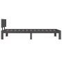 Estructura de cama madera maciza de pino gris 90x200 cm de vidaXL, Camas y somieres - Ref: Foro24-810482, Precio: 133,05 €, D...