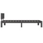 Solid gray pine wood bed frame 90x200 cm by vidaXL, Beds and slatted bases - Ref: Foro24-810482, Price: 135,23 €, Discount: %