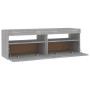 TV-Schrank mit LED-Leuchten Sonomagrau 120x35x40 cm von vidaXL, TV-Möbel - Ref: Foro24-815673, Preis: 84,11 €, Rabatt: %
