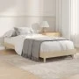 Estructura de cama madera de ingeniería roble Sonoma 75x190 cm de vidaXL, Camas y somieres - Ref: Foro24-832104, Precio: 73,2...