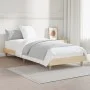 Sonoma oak engineered wood bed frame 75x190 cm by vidaXL, Beds and slatted bases - Ref: Foro24-832104, Price: 73,21 €, Discou...