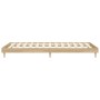 Estructura de cama madera de ingeniería roble Sonoma 75x190 cm de vidaXL, Camas y somieres - Ref: Foro24-832104, Precio: 76,97 €