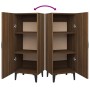 Brown oak plywood sideboard 34.5x34x90 cm by vidaXL, Sideboards - Ref: Foro24-817407, Price: 55,12 €, Discount: %