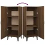 Sideboard aus braunem Eichensperrholz 34,5x34x90 cm von vidaXL, Sideboards - Ref: Foro24-817407, Preis: 54,46 €, Rabatt: %