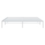 Bettgestell aus weißem Metall, 193 x 203 cm von vidaXL, Betten und Lattenroste - Ref: Foro24-350919, Preis: 93,06 €, Rabatt: %