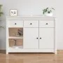 Solid white pine wood sideboard 100x35x74 cm by vidaXL, Sideboards - Ref: Foro24-814555, Price: 168,38 €, Discount: %