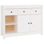 Solid white pine wood sideboard 100x35x74 cm by vidaXL, Sideboards - Ref: Foro24-814555, Price: 168,38 €, Discount: %