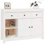 Solid white pine wood sideboard 100x35x74 cm by vidaXL, Sideboards - Ref: Foro24-814555, Price: 168,38 €, Discount: %