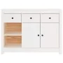 Solid white pine wood sideboard 100x35x74 cm by vidaXL, Sideboards - Ref: Foro24-814555, Price: 168,38 €, Discount: %