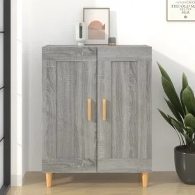 Aparador de madera contrachapada gris Sonoma 69,5x34x90 cm de vidaXL, Aparadores - Ref: Foro24-817340, Precio: 73,33 €, Descu...