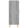 Sonoma gray plywood sideboard 69.5x34x90 cm by vidaXL, Sideboards - Ref: Foro24-817340, Price: 73,33 €, Discount: %