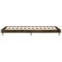 Estructura de cama madera de ingeniería roble humo 75x190 cm de vidaXL, Camas y somieres - Ref: Foro24-832106, Precio: 74,11 ...