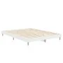Weißer Bettrahmen aus Holzwerkstoff, 140 x 190 cm von vidaXL, Betten und Lattenroste - Ref: Foro24-832069, Preis: 131,03 €, R...