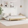 Bettgestell aus Sonoma-Eiche-Holzwerkstoff, 120 x 200 cm von vidaXL, Betten und Lattenroste - Ref: Foro24-832048, Preis: 87,8...