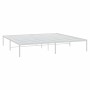 Bettgestell aus weißem Metall, 200 x 200 cm von vidaXL, Betten und Lattenroste - Ref: Foro24-350920, Preis: 98,00 €, Rabatt: %