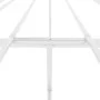 White metal bed frame 200x200 cm by vidaXL, Beds and slatted bases - Ref: Foro24-350920, Price: 96,44 €, Discount: %