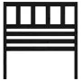 Solid black pine wood bed headboard 96x4x100 cm by vidaXL, Headboards and footboards - Ref: Foro24-814128, Price: 27,85 €, Di...
