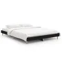Black engineered wood bed frame 140x190 cm by vidaXL, Beds and slatted bases - Ref: Foro24-832070, Price: 111,93 €, Discount: %