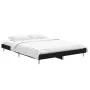 Black engineered wood bed frame 140x190 cm by vidaXL, Beds and slatted bases - Ref: Foro24-832070, Price: 111,93 €, Discount: %