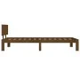 Solid pine wood bed frame honey brown 90x200 cm by vidaXL, Beds and slatted bases - Ref: Foro24-810483, Price: 114,72 €, Disc...