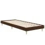 Bettgestell aus braunem Eichenholzwerkstoff, 75 x 190 cm von vidaXL, Betten und Lattenroste - Ref: Foro24-832108, Preis: 74,2...