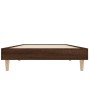 Estructura de cama madera de ingeniería roble marrón 75x190 cm de vidaXL, Camas y somieres - Ref: Foro24-832108, Precio: 77,85 €